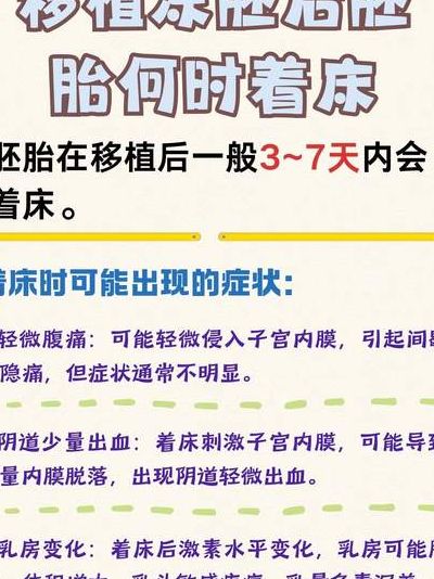 胚胎着床有什么症状或感觉多久恢复？生殖咨询师按三步讲透