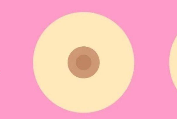 激素的变化会让乳晕颜色变深