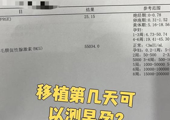 试管多久可以测出怀孕成功？移植后第14天抽血最准