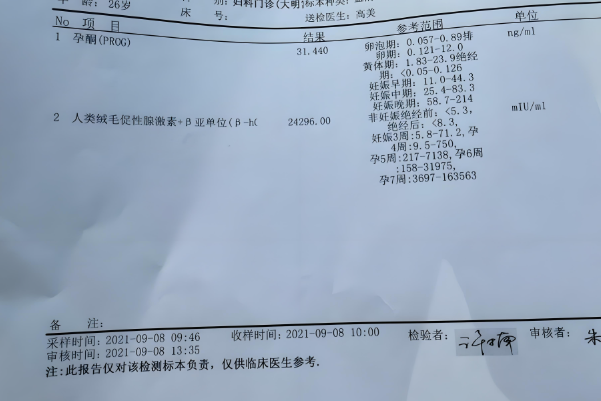 hcg数值高低与胎儿性别无关
