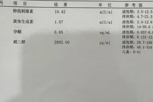 移植后雌二醇水平稳定