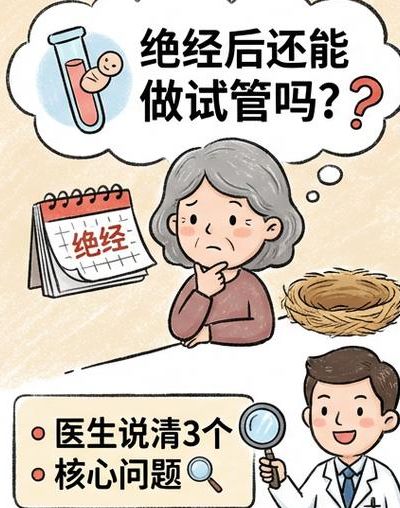 绝经了可以做试管吗？先别急，关键看你是哪种绝经