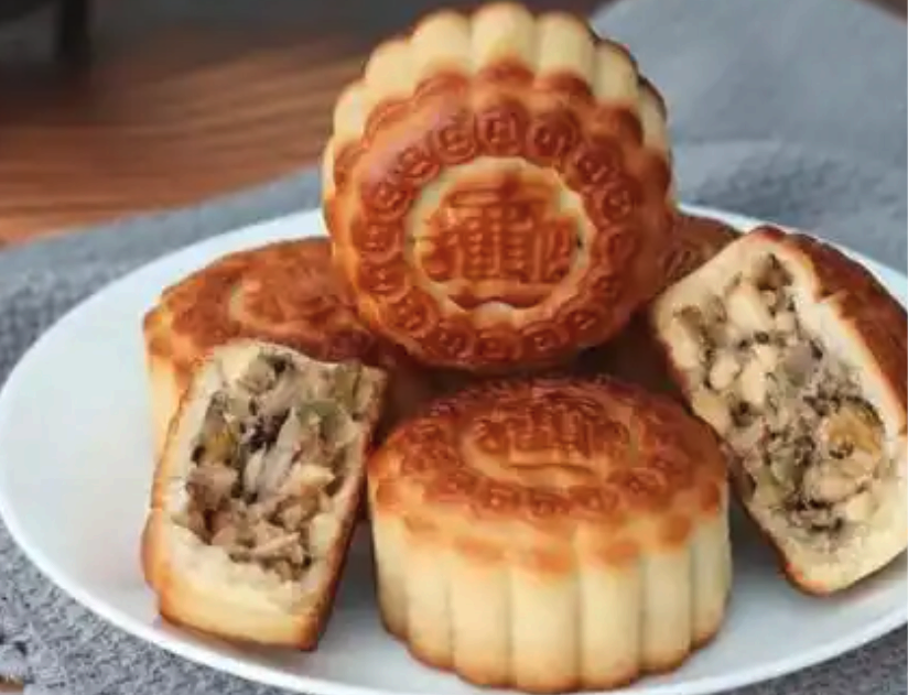 孕期可适当吃月饼