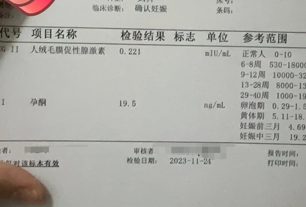 hcg孕早期会翻倍增长
