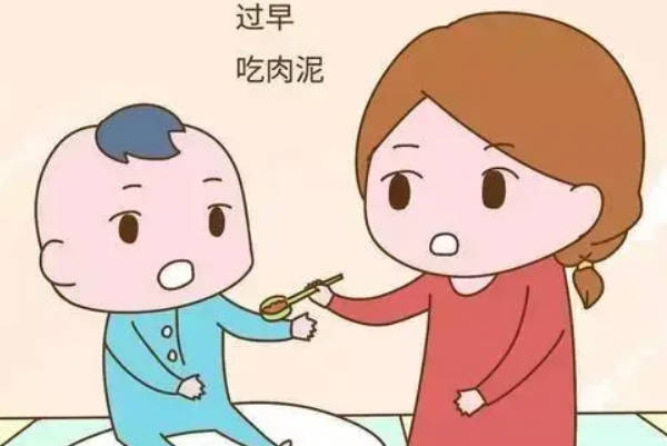 婴儿过早吃肉造成肾脏受损