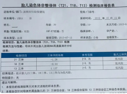 无创检查可排除胎儿染色体问题