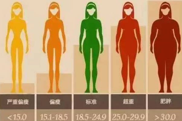 女性肥胖指数bmi对照表一览，身体是否健康一看便知