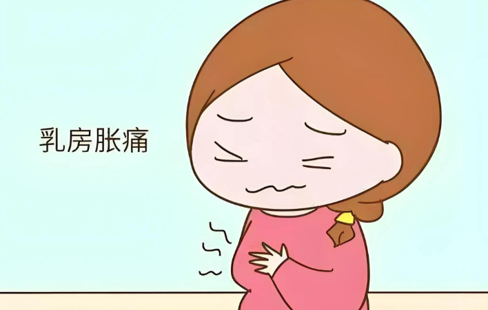 乳房胀痛可能要来<a href=